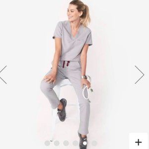 FIGS Womens Cement Kade Cargo Scrub Pants XS